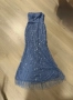 Бална Рокля- синкав син тон, снимка 3