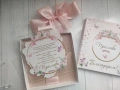 Стъклена картичка - покана в кутия, снимка 7