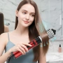 Професионална електрическа четка 3-в-1 за изправяне, къдрене и сушене, 1200W, автоматично въртене, снимка 9