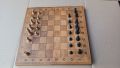 Стар дървен шах с табла, снимка 4