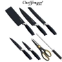 Комплект ножове Cheffinger – 8 части със стойка, точило и ножица за подредена и удобна кухня, снимка 1