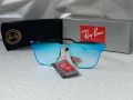 Ray-Ban RB3576 дамски слънчеви очила сини огледални , снимка 5