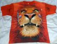 Тениска с лъв, отварящ устата си, снимка 1 - Тениски - 45211373
