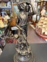 Винтидж фигурална настолна лампа. №8068, снимка 4