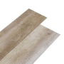 vidaXL PVC подови дъски 5,02 м² 2 мм самозалепващи промито дърво（SKU:146600