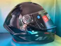 Чисто нова каска MT HELMETS STINGER черно-оранжева размер М, снимка 4