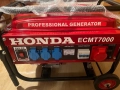 БЕНЗИНОВ ТРИФАЗЕН ГЕНЕРАТОР ЗА ТОК HONDA ECMT 7000, 7.0KW, 11.0 К.С., 8.1 ЧАСА, снимка 1
