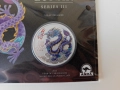Сребърна монета Australian Lunar Series Year of the Dragon 1 oz Silver, снимка 6