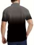 стилна мъжка тениска за лятото с къс ръкав  в градиентен цвят; голям размер., снимка 5