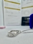 Сребърно колие с мойсанит (диамант) 1 карат , снимка 10