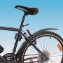 Комплект преден и заден калник за велосипед LAMPA 26"-28", PVC, Черен, снимка 6