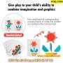 Детска образователна игра Монтесори с цветни геометрични фигури от 155 части - КОД 3559, снимка 10