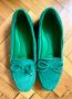 Дамски мокасинии в зелено, снимка 1 - Дамски ежедневни обувки - 45383966