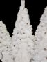 Коледна Снежно бяла или зелена елха с шишарки + пласмасова стойка  ТОП ПРЕДЛОЖЕНИЕ, снимка 10