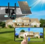 5 МРХ Камера за видеонаблюдение соларна камера камера с соларен панел , снимка 3