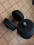Разглобяеми гумени дъмбели 2x18 kg, снимка 4