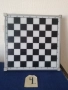 Стари шах и табла в дървени фурнирани кутии ръчно изработени през 50-те години. , снимка 17