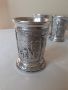 Кана и чаши за ракия от калай Antik*Vintage, снимка 9