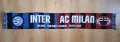 Футболен шал Интер - Милан/ Inter - AC MILAN scarf, снимка 1