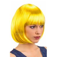 Нова карнавална перука тип каре в златист цвят , снимка 2 - Аксесоари за коса - 45088360