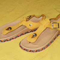 WALKME страхотни нови сандали естествена кожа 37, снимка 1 - Сандали - 45002793