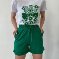 Дамски комплект  Тениска с къси панталони, снимка 9 - Комплекти - 45578928
