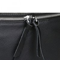Малка чанта от естествена кожа Black 1224, снимка 2 - Чанти - 45352732