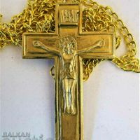 НОВ Свещенически, попски бронзов нагръден кръст, снимка 2 - Колекции - 45341781