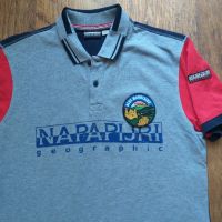 Napapijri Eishop Short Sleeve Polo Shirt - страхотна мъжка тениска М, снимка 8 - Тениски - 45344204