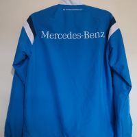 Adidas Deutschland DFB Trainingsjacke Gr. S Mercedes Benz blau Germany WM 2014., снимка 3 - Спортни дрехи, екипи - 45323926