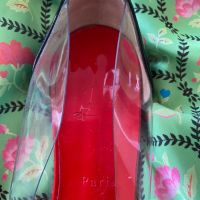 Christian Louboutin ballerina прозрачни обувки, снимка 3 - Дамски ежедневни обувки - 45161974