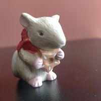 Порцеланова мишка с бисквита Goebel W Germany маркирано, снимка 1 - Колекции - 45163541