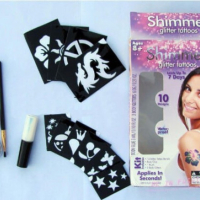 Комплект за татуировка Shimmer glitter tattoos TV271, снимка 1 - Други - 45058892