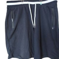 Мъжки къси панталони H&M, 100% памук, Черни, L, снимка 1 - Къси панталони - 45682660