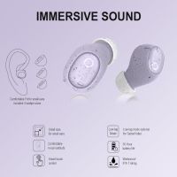 eleror лилави Bluetooth слушалки за малки ушни канали, снимка 3 - Безжични слушалки - 45118574