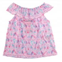 Многоцветна детска блузка без ръкави, снимка 1 - Детски Блузи и туники - 45629280