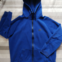 Nike Tech Fleece Zip Hoody Deep Royal Blue - страхотно мъжко горнище ХЛ УМАЛЕНО, снимка 5 - Спортни дрехи, екипи - 45039412