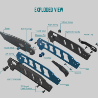 Сгъваем нож Oknife Rubato - 154CM неръждаема стомана, снимка 4 - Ножове - 45007830