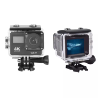 Водоустойчива спортна екшън камера 4K Ultra HD, снимка 4 - Камери - 44942171