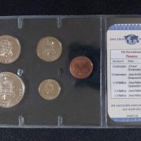 Комплектен сет - Панама 2001 , 5 монети , снимка 3 - Нумизматика и бонистика - 45119576