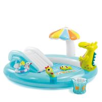 Подарете на вашите деца безкрайно удоволствие с надуваемия басейн за игра и пързалка от I N T E X, снимка 2 - Басейни и аксесоари - 45524145