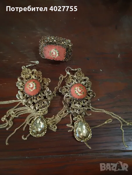 Колие и обеци ръчна изработка , снимка 1