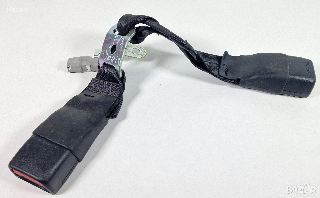 Закопчалки Колан Колани Задни Toyota Yaris P13 Hybrid Тойота Ярис Хибрид П13 2017-2019, снимка 1