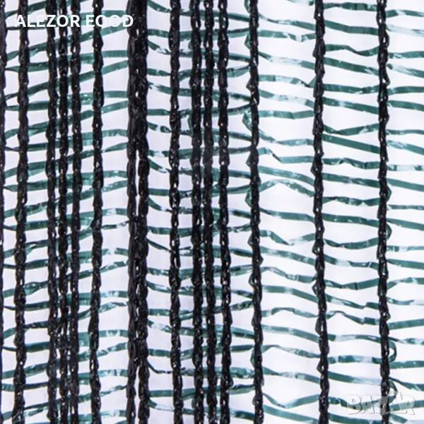 Зелена засенчваща мрежа 40% против птици и градушка, 15 м/ 12 м, снимка 1