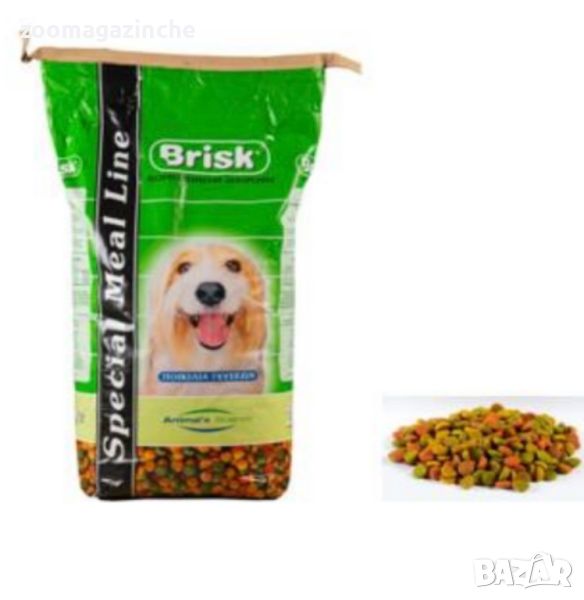 Суха храна за куче Brisk - микс от меса и зеленчуци-10 кг, снимка 1
