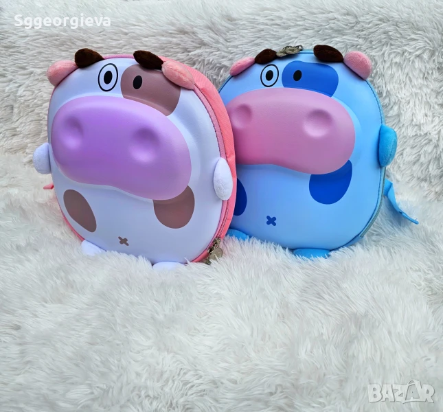 Детски раници със значки и 3D животни , снимка 1