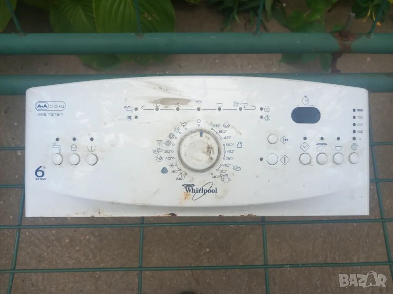 Продавам преден панел с платки за пералня Whirlpool AWE7316/1, снимка 1