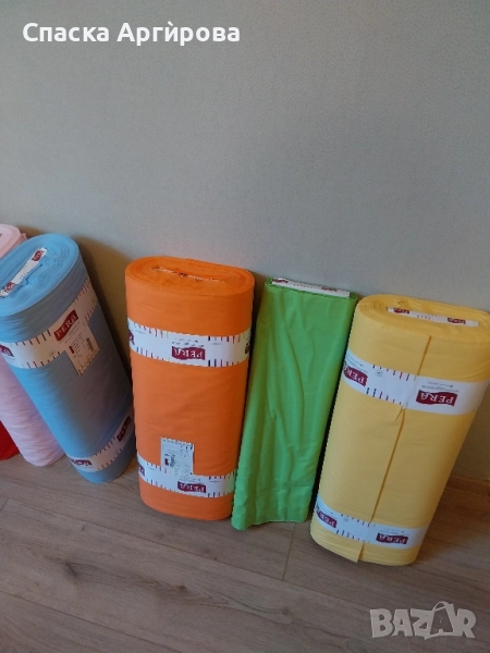 Едноцветни чаршафи ранфорс 100% памук-намалени, снимка 1