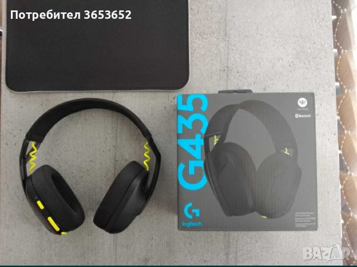 Геймърски слушалки logitech g435, снимка 1