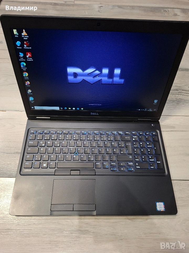 Dell Latitude 5580-i5 7200u/16гб/512гб м.2/Подсветка, снимка 1